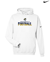 Montoursville HS Football Splatter - Nike Club Fleece Hoodie
