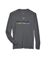 Montoursville HS Football Splatter - Performance Longsleeve