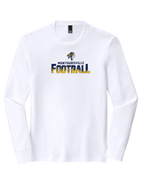 Montoursville HS Football Splatter - Tri-Blend Long Sleeve