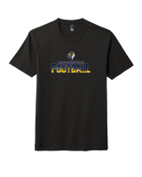 Montoursville HS Football Splatter - Tri-Blend Shirt