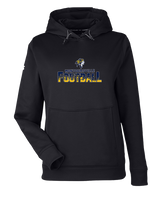 Montoursville HS Football Splatter - Under Armour Ladies Storm Fleece