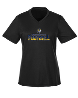 Montoursville HS Football Splatter - Womens Performance Shirt