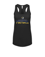 Montoursville HS Football Splatter - Womens Tank Top