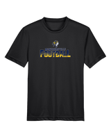 Montoursville HS Football Splatter - Youth Performance Shirt