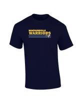 Montoursville HS Football Stripes - Cotton T-Shirt