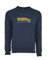 Montoursville HS Football Stripes - Crewneck Sweatshirt