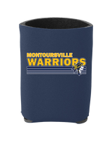 Montoursville HS Football Stripes - Koozie