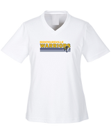Montoursville HS Football Stripes - Womens Performance Shirt