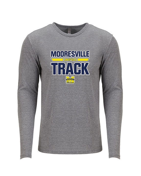 Mooresville HS Track & Field Logo - Tri-Blend Long Sleeve
