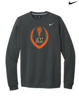 Mosley HS Football Full Football 2 - Mens Nike Crewneck
