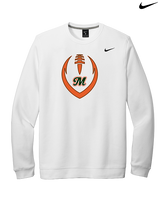 Mosley HS Football Full Football 2 - Mens Nike Crewneck