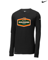 Mosley HS Tennis Board - Mens Nike Longsleeve