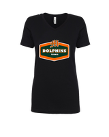 Mosley HS Tennis Board - Womens Vneck