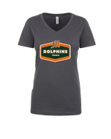 Mosley HS Tennis Board - Womens Vneck