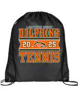 Mosley HS Tennis Stamp - Drawstring Bag