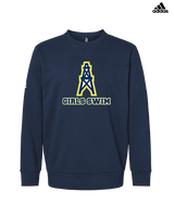 Mount Pleasant HS Girls Swim - Mens Adidas Crewneck