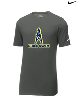 Mount Pleasant HS Girls Swim - Mens Nike Cotton Poly Tee