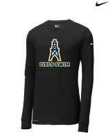 Mount Pleasant HS Girls Swim - Mens Nike Longsleeve