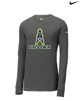 Mount Pleasant HS Girls Swim - Mens Nike Longsleeve