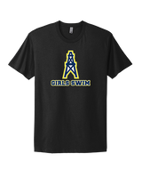 Mount Pleasant HS Girls Swim - Mens Select Cotton T-Shirt