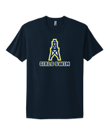 Mount Pleasant HS Girls Swim - Mens Select Cotton T-Shirt