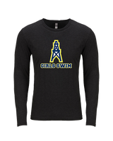Mount Pleasant HS Girls Swim - Tri-Blend Long Sleeve