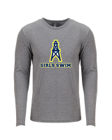 Mount Pleasant HS Girls Swim - Tri-Blend Long Sleeve