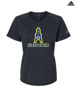 Mount Pleasant HS Girls Swim - Womens Adidas Performance Shirt