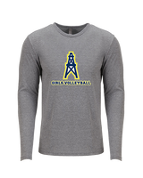 Mount Pleasant HS Girls Volleyball - Tri-Blend Long Sleeve