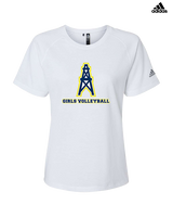 Mount Pleasant HS Girls Volleyball - Womens Adidas Performance Shirt
