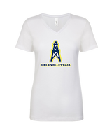 Mount Pleasant HS Girls Volleyball - Womens Vneck