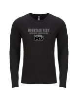 Mountain View HS Sports Medicine Block - Tri-Blend Long Sleeve