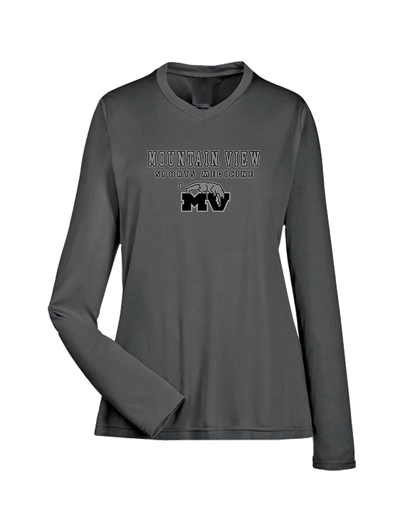 Mountain View HS Sports Medicine Block - Womens Performance Longsleeve