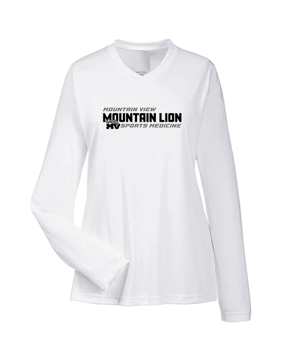 Mountain View HS Sports Medicine Bold - Womens Performance Longsleeve