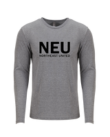 NEU Club Logo - Tri-Blend Long Sleeve