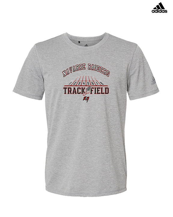Navarre HS Track & Field Lanes - Mens Adidas Performance Shirt