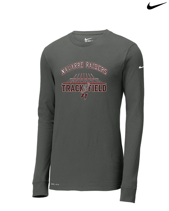Navarre HS Track & Field Lanes - Mens Nike Longsleeve