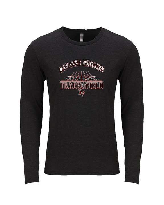 Navarre HS Track & Field Lanes - Tri-Blend Long Sleeve