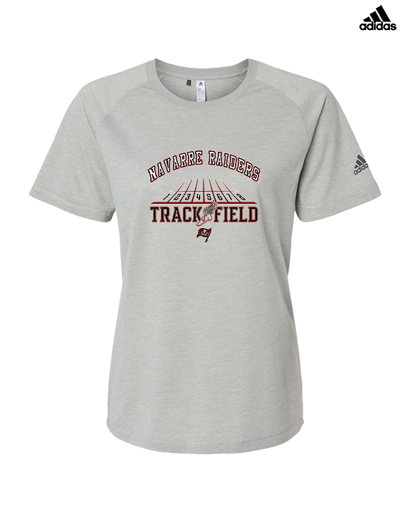 Navarre HS Track & Field Lanes - Womens Adidas Performance Shirt