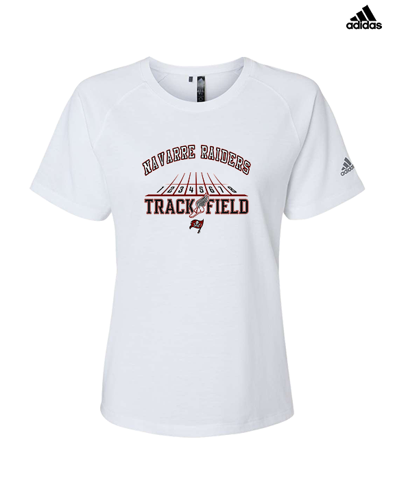 Navarre HS Track & Field Lanes - Womens Adidas Performance Shirt