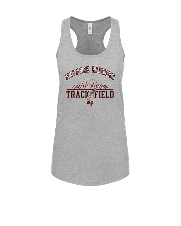 Navarre HS Track & Field Lanes - Womens Tank Top