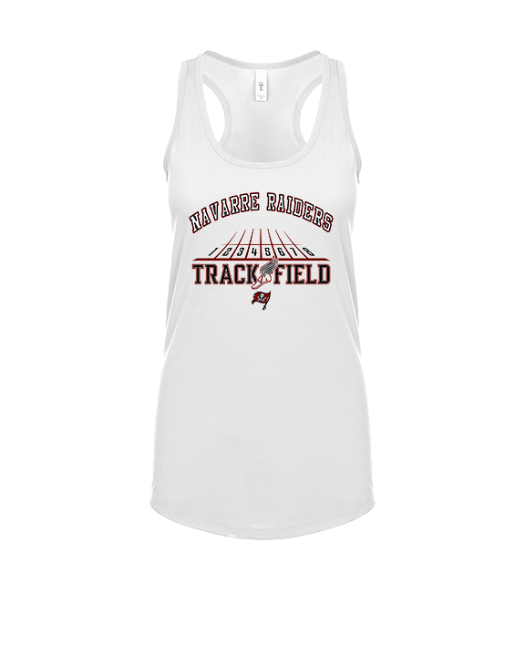 Navarre HS Track & Field Lanes - Womens Tank Top