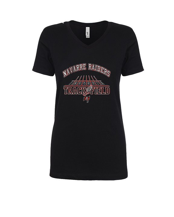 Navarre HS Track & Field Lanes - Womens Vneck