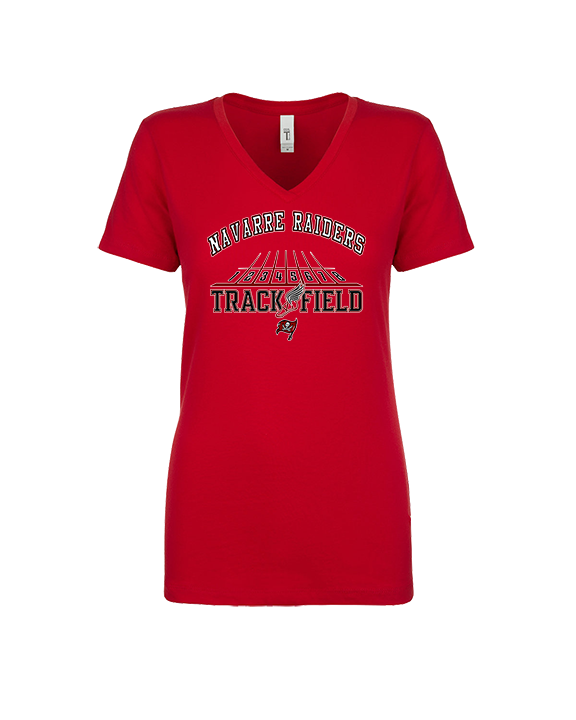 Navarre HS Track & Field Lanes - Womens Vneck
