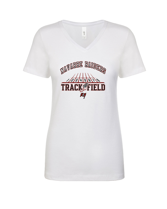 Navarre HS Track & Field Lanes - Womens Vneck