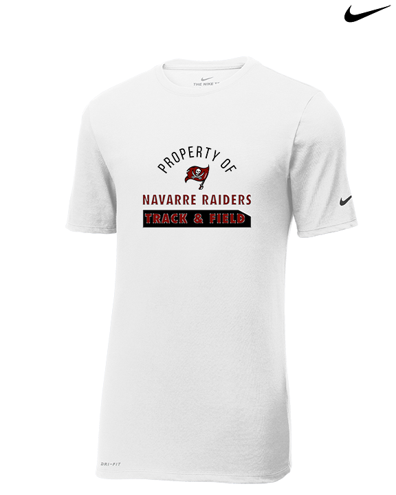 Navarre HS Track & Field Property - Mens Nike Cotton Poly Tee