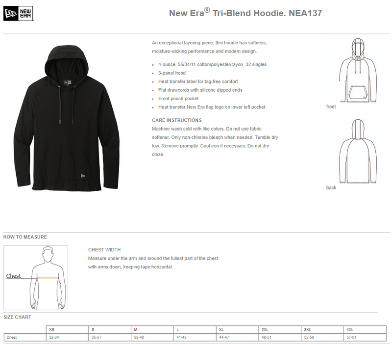 Inderkum HS Cross Country TIOH - New Era Tri-Blend Hoodie