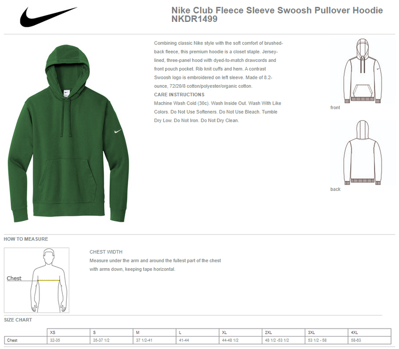 Jackson County HS Rallycats - Nike Club Fleece Hoodie