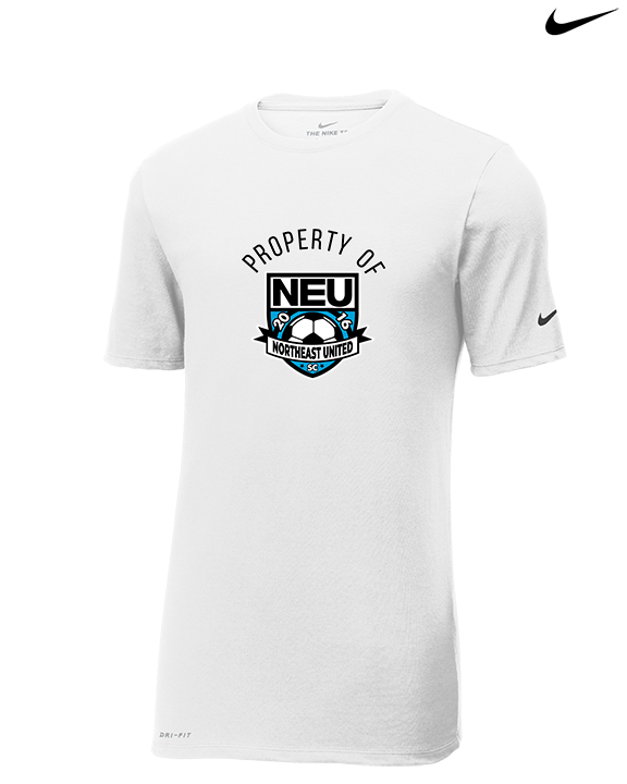 Northeast United Soccer Club Property - Mens Nike Cotton Poly Tee