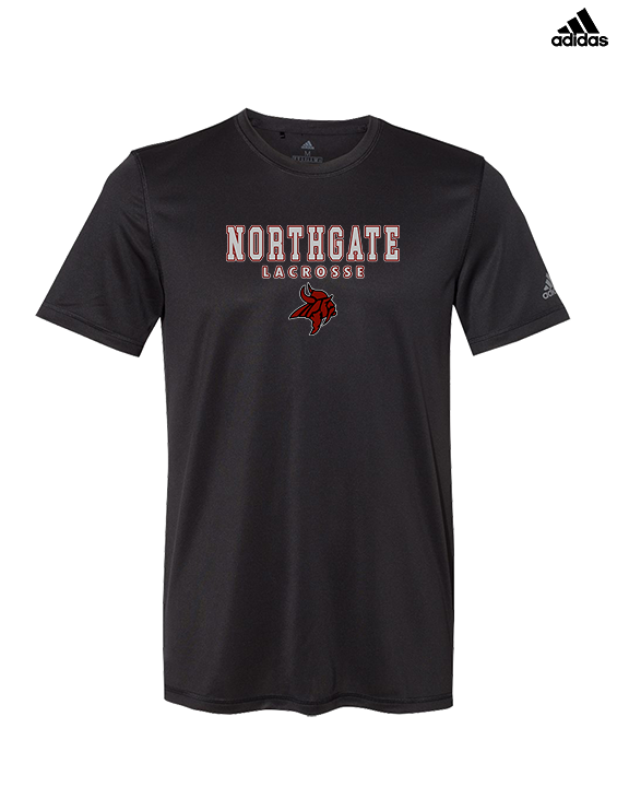 Northgate HS Lacrosse Block - Mens Adidas Performance Shirt